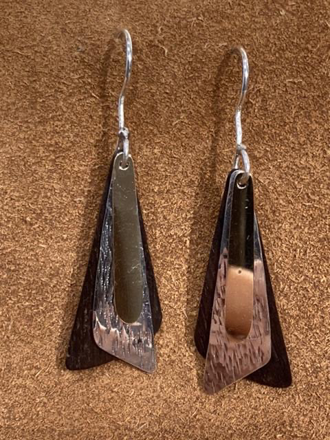 butterfly wing earring set