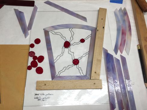 yard lite laying out